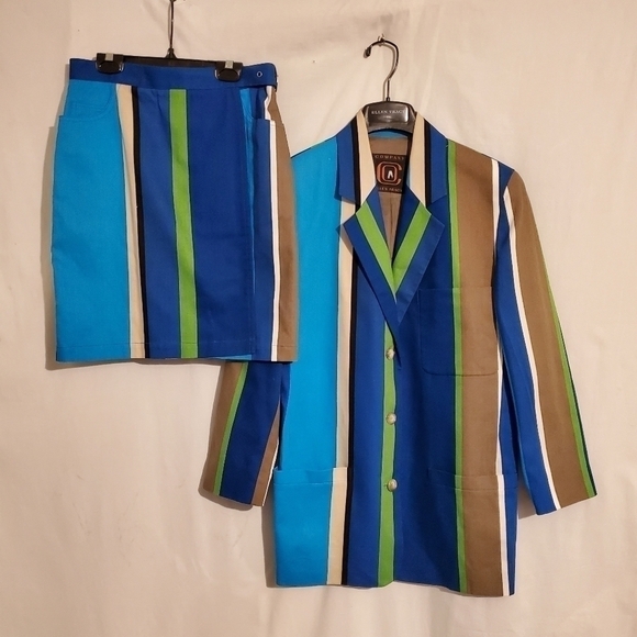 💥ELLEN TRACY JACKET AND SKIRT SET - Picture 1 of 11